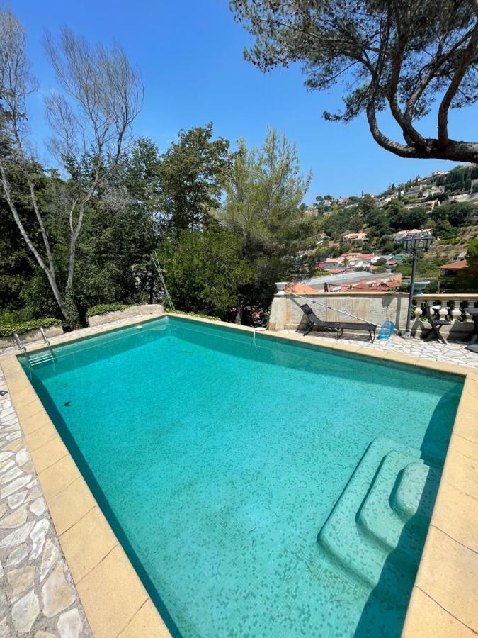 Appartement Bas De Villa Avec Piscine Privee Partagee Proche Bord De Mer Cagnes-sur-Mer Exterior foto