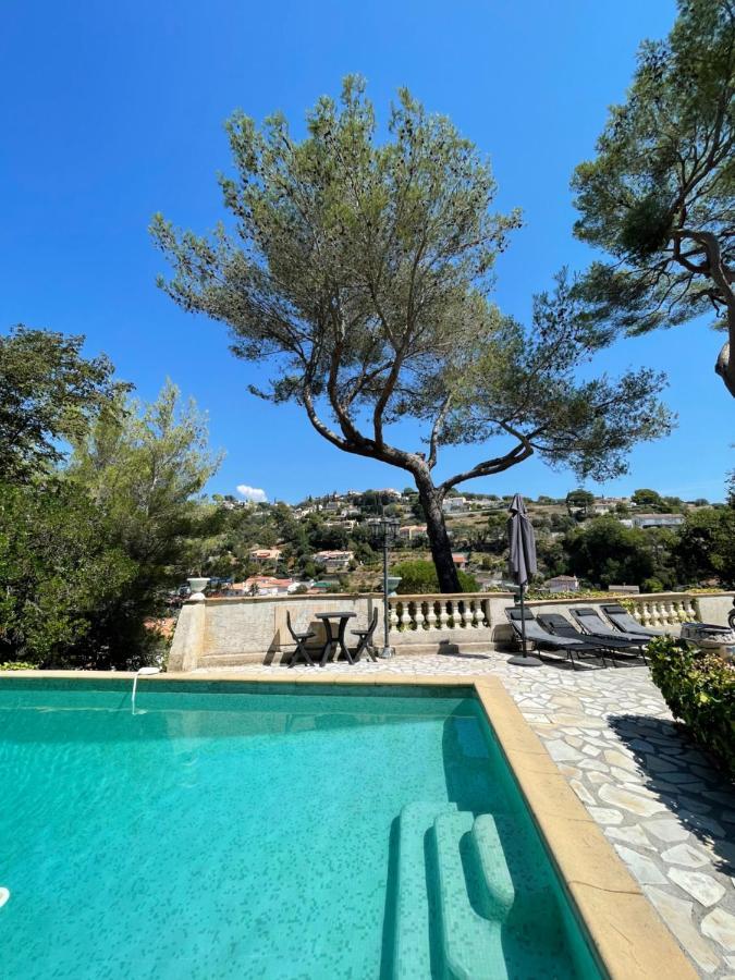 Appartement Bas De Villa Avec Piscine Privee Partagee Proche Bord De Mer Cagnes-sur-Mer Exterior foto